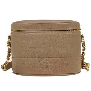 Chanel Brown Calfskin Shoulder Bag 135081